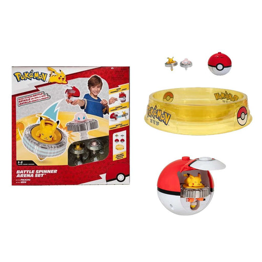 REI TOYS Pokemon Arena Di Combattimento Con Trottola E Due Personaggi - PK190200