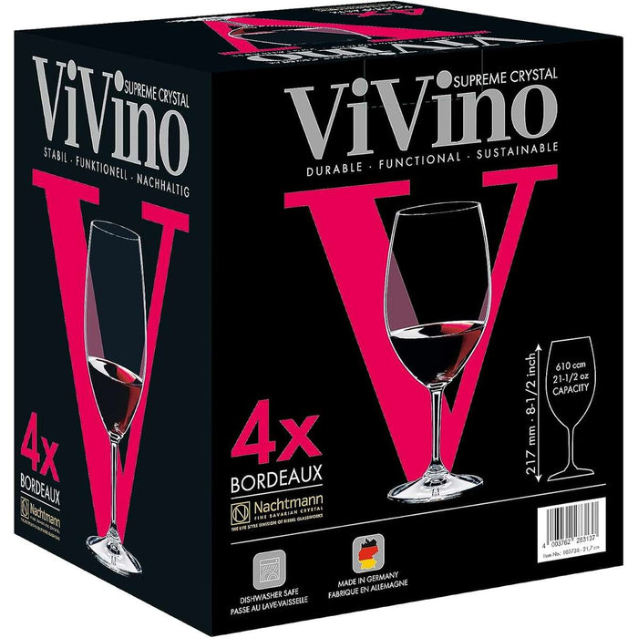 RIEDEL Set 4 Calici Bordeaux Vivino - 103738