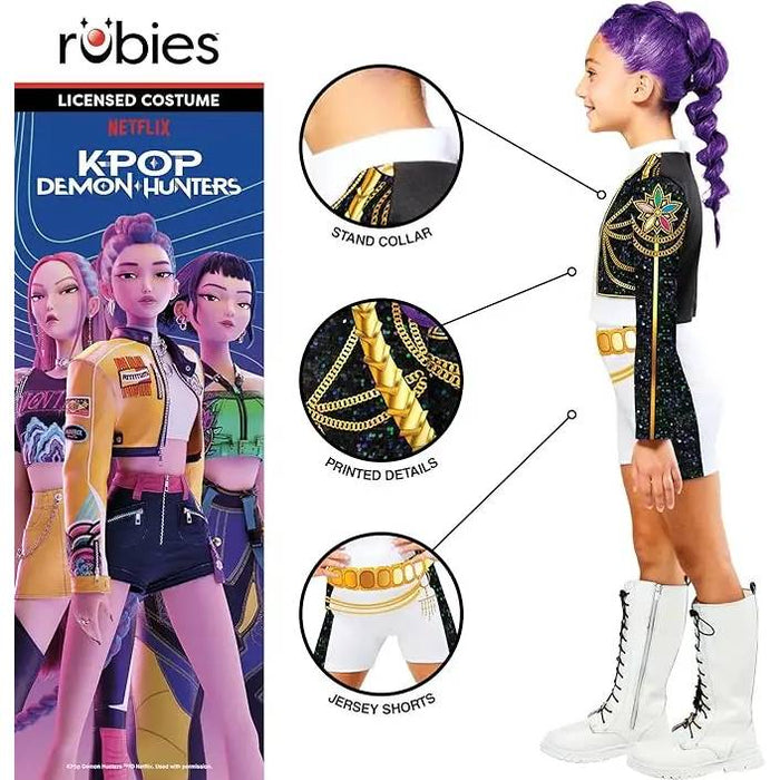 RUBIES Costume K Pop Rumi Gold Classic S - 1003631-S