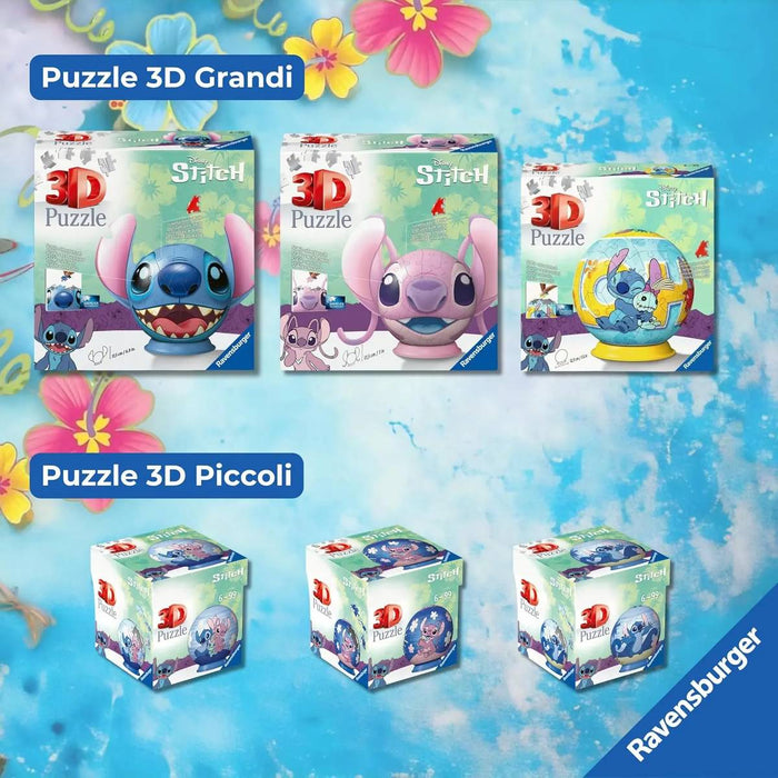 RAVENSBURGER 3D Puzzle Stitch Angel Con Orecchie - 11639