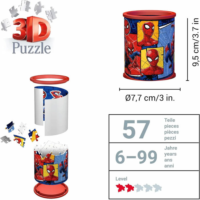 RAVENSBURGER Portapenne Spiderman Puzzle 3D