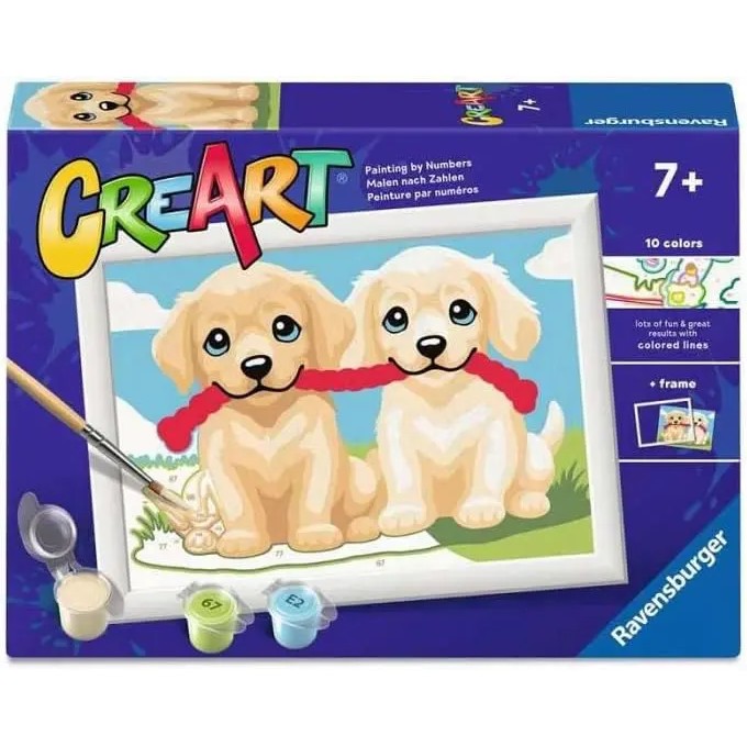 RAVENSBURGER Creart Cuccioli Giocherelloni