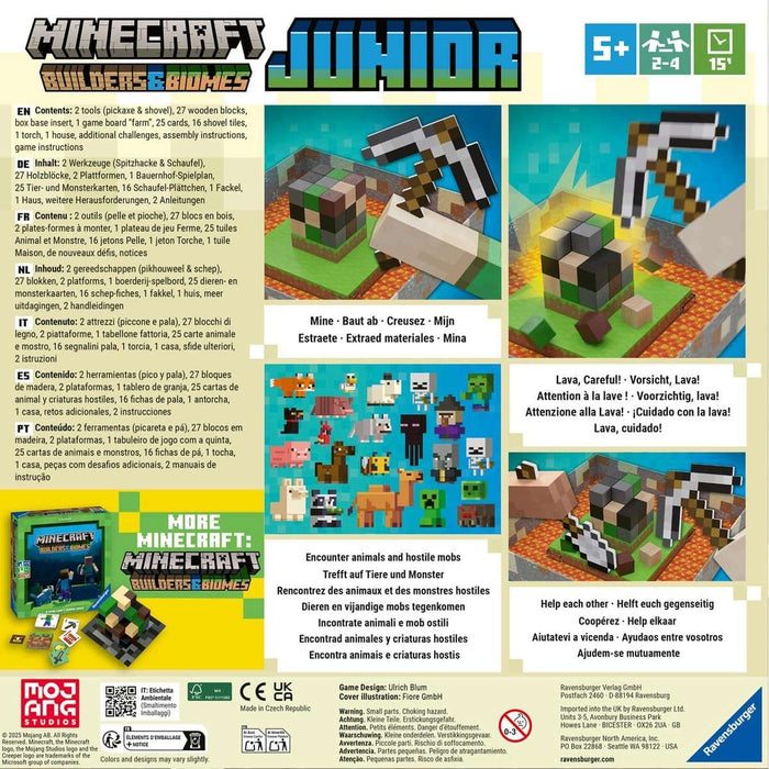 RAVENSBURGER Minecraft Junior Builder E Biomes - 24615