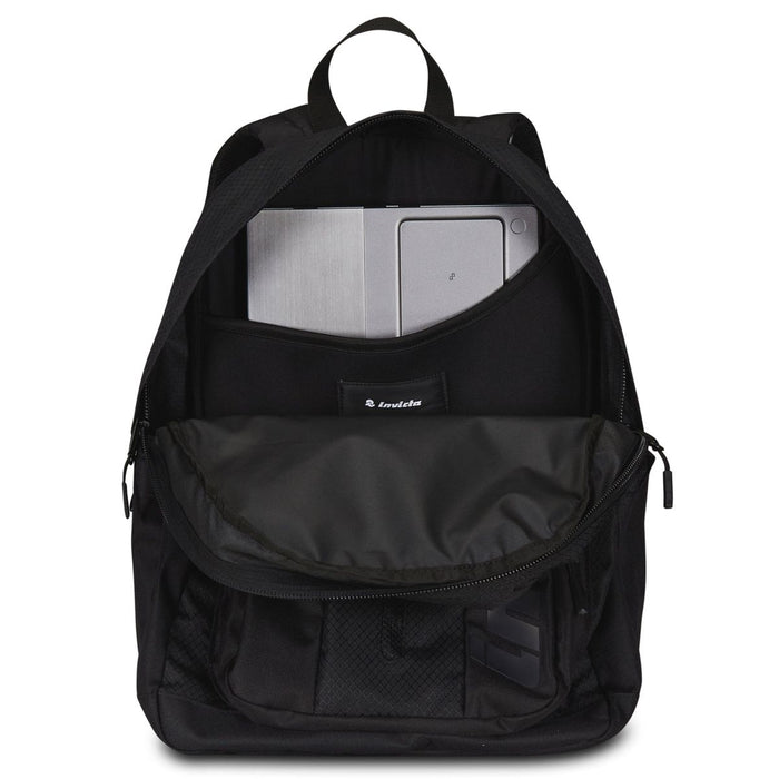 INVICTA Zaino Jelek Up Jet Black Led - 200602418-899
