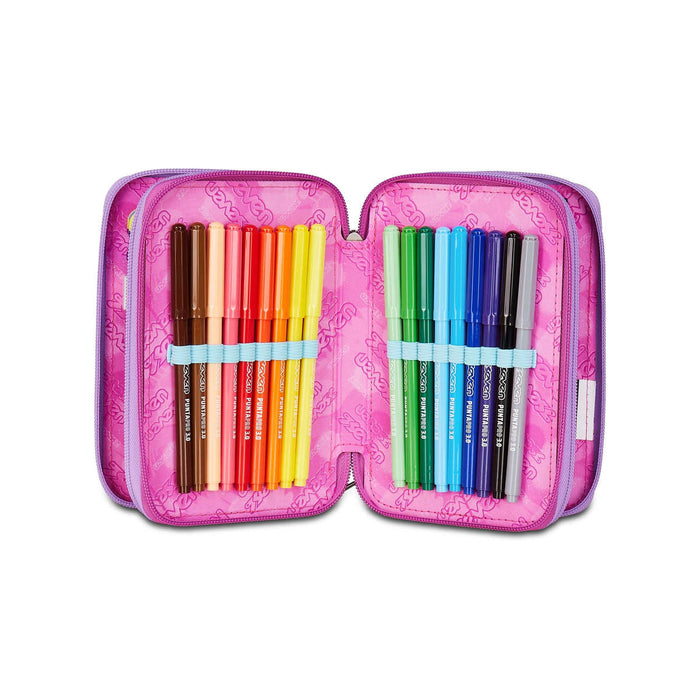 SEVEN Astuccio 3 Zip Gloomy Heart - 300102525-550