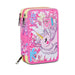 SEVEN Astuccio 3Zip Unicorn Led Girl Sj Gang - 30C202412-379