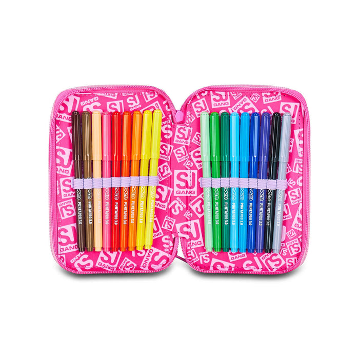 SEVEN Astuccio 3 Zip Sj Gang Flyunicorn Girl - 30C202525-382