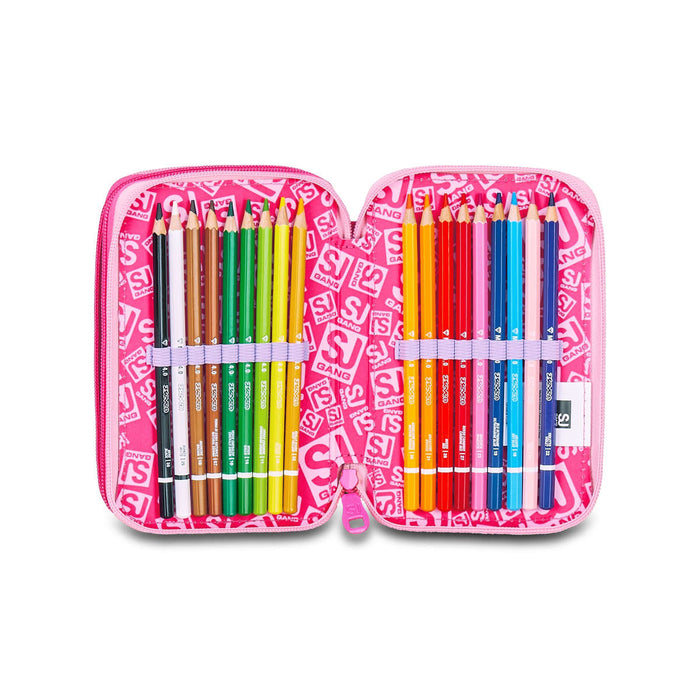 SEVEN Astuccio 3 Zip Sj Gang Flyunicorn Girl - 30C202525-382