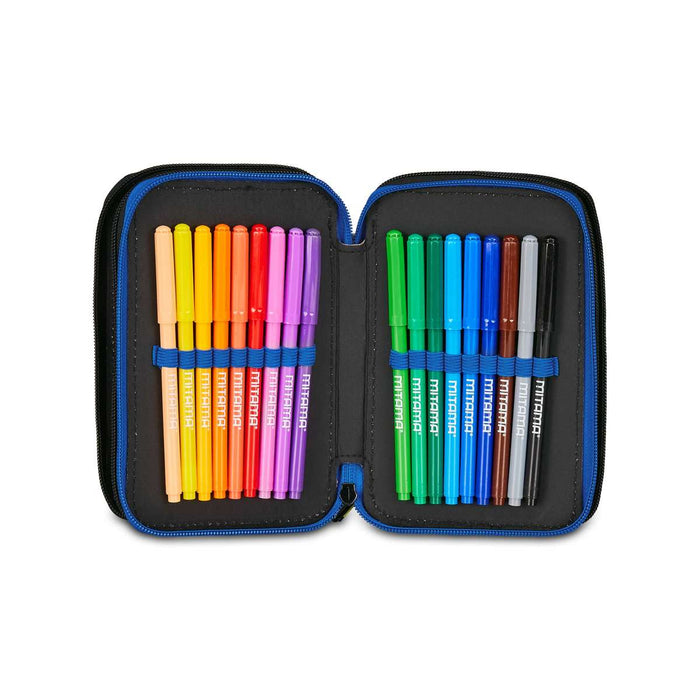 SEVEN Astuccio 3 Zip Inter Insieme Per La Vittoria - 30F302503-5D8