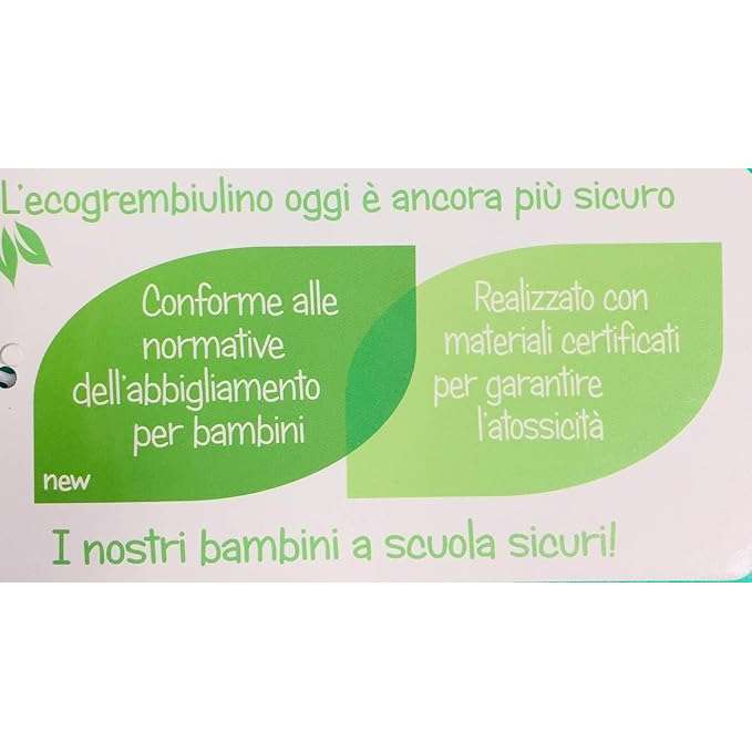 SIGGI Casacca Scuola Bambino Siggi Blu - 6 Anni- 116Cm - CS1122-BL-6