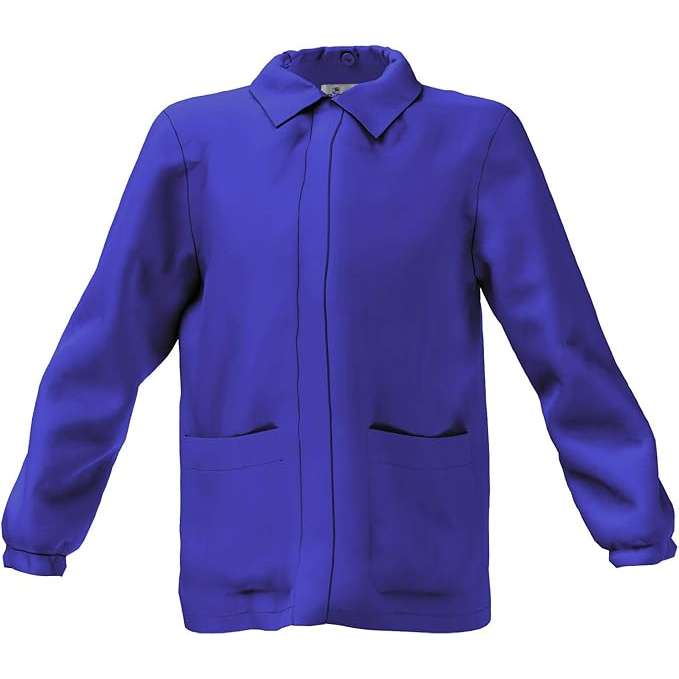 SIGGI Casacca Scuola Bambino Siggi Blu - 6 Anni- 116Cm - CS1122-BL-6