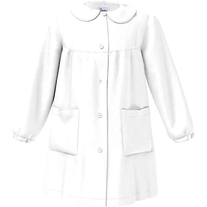 SIGGI 10 Anni Grembiule Bianco - GR2888-BC-10