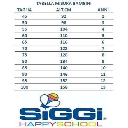 SIGGI Grembiule Siggi Bambino Blu - 10 Anni - 140Cm - GR2888-BL-10