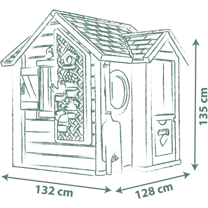 SMOBY Casetta Garden House Con Accessori - 7600810408