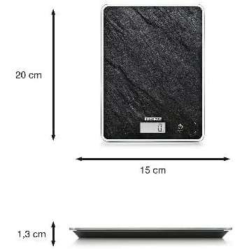 SOEHNLE Bilancia Pesa Alimenti Digitale Page Compact 300 Slate - 61515