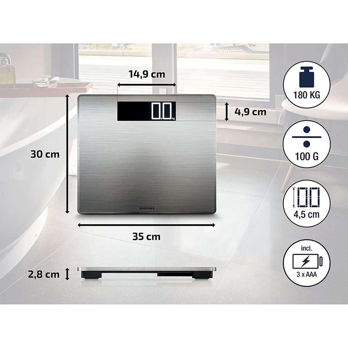 SOEHNLE Bilancia Pesa Persona Elettronica Style Sense Safe 300 - 63867