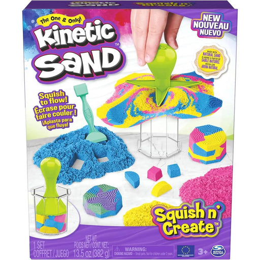 SPIN MASTER Kinetic Sand Set Squish N’ Create - 6065527