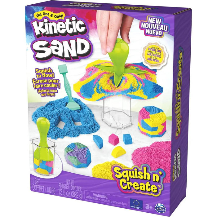 SPIN MASTER Kinetic Sand Set Squish N’ Create - 6065527