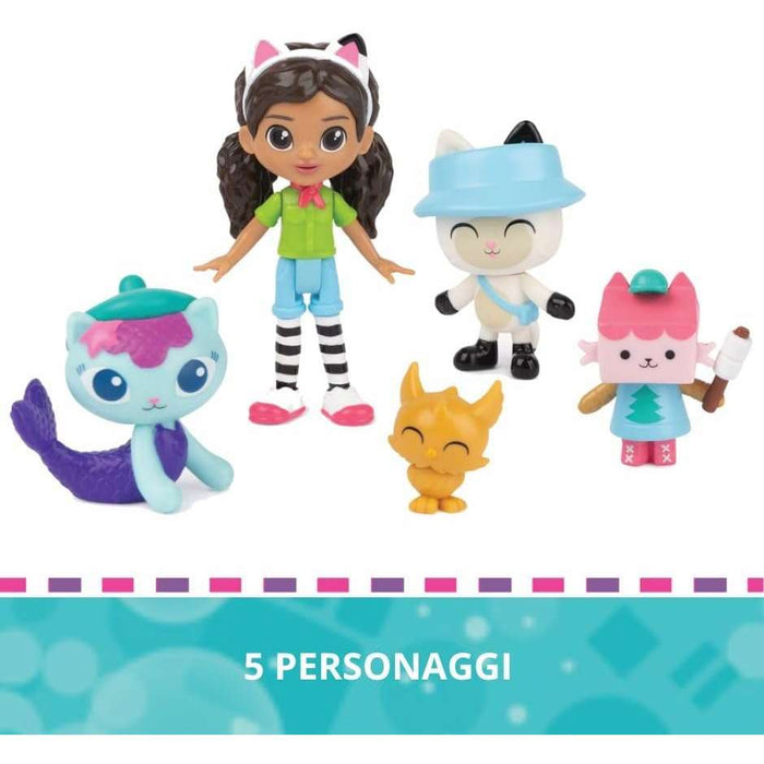 SPIN MASTER Gabby Pack Da 4 Personaggi In Versione Campeggio - 6067225