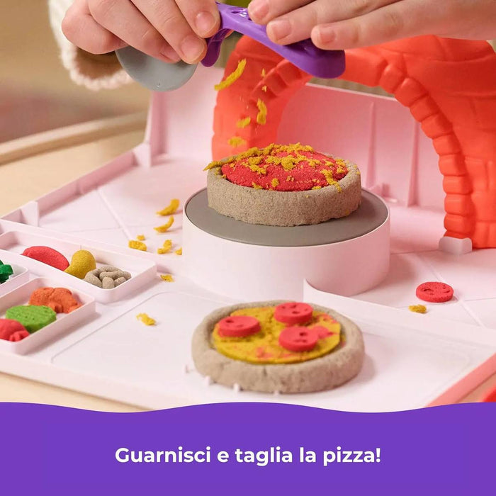 SPIN MASTER Kinetic Sand Squish Pizza Set - 6072551