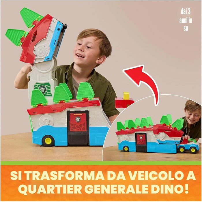 SPIN MASTER Paw Patrol Dino Movie Patroller Trasformabile