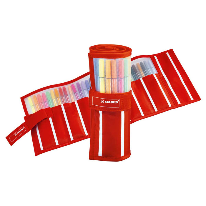 STABILO Pennarello Premium, Pen 68, Rollerset Con 30 Colori Assortiti - 6830-2