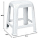 STEFANPLAST Sgabello Bianco Elfo - 22300