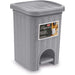 STEFANPLAST Pattumiera Da Bagno Elegance Grigio 6 Lt - 30132
