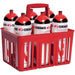 STEFANPLAST Cestello Portabottiglie 6X1Lt Rosso - 42217