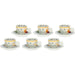 THUN Set 6 Tazzine Espresso In Porcellana Eolia - P5038P00
