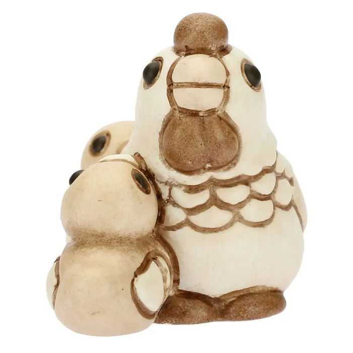 THUN Gallina Con Pulcini Presepe Classico In Ceramica