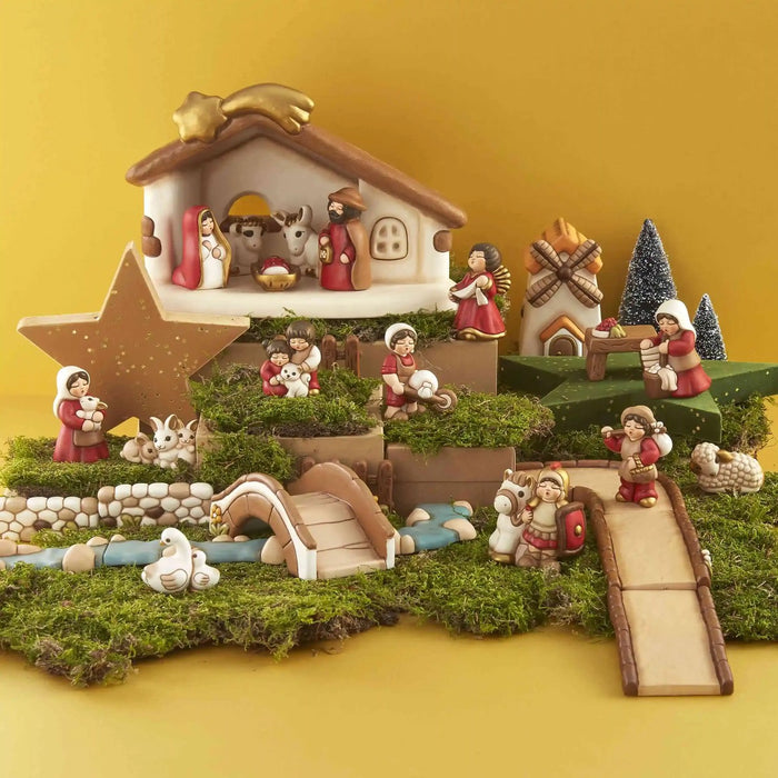 THUN Lavandaia Presepe Classico In Rosso