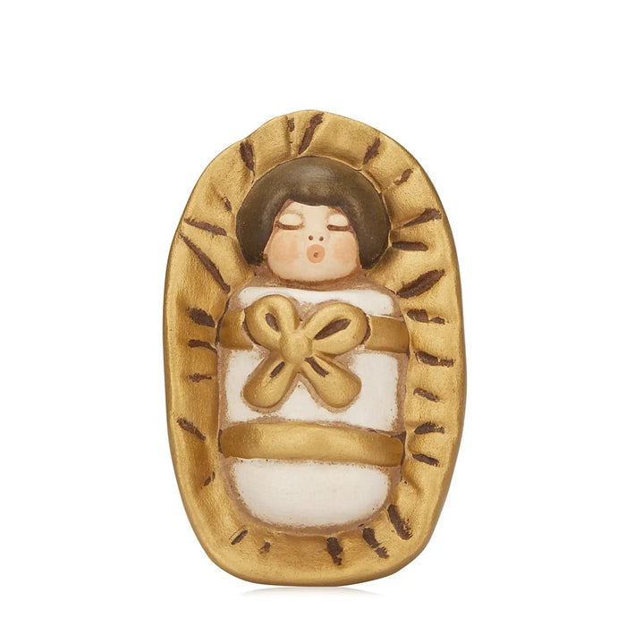 THUN Gesù Bambino Presepe Classico In Ceramica Bianco