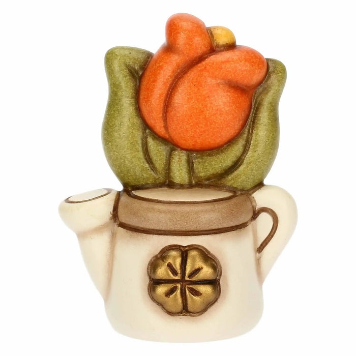THUN Mini Annaffiatoio In Ceramica Con Tulipano