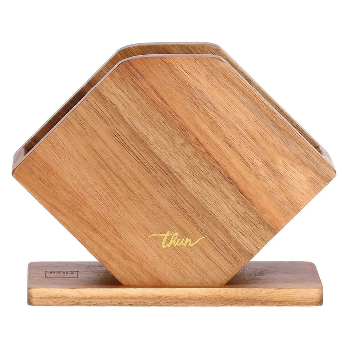 THUN Portatovaglioli In Legno E Ceramica Country Bloom