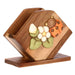 THUN Portatovaglioli In Legno E Ceramica Country Bloom
