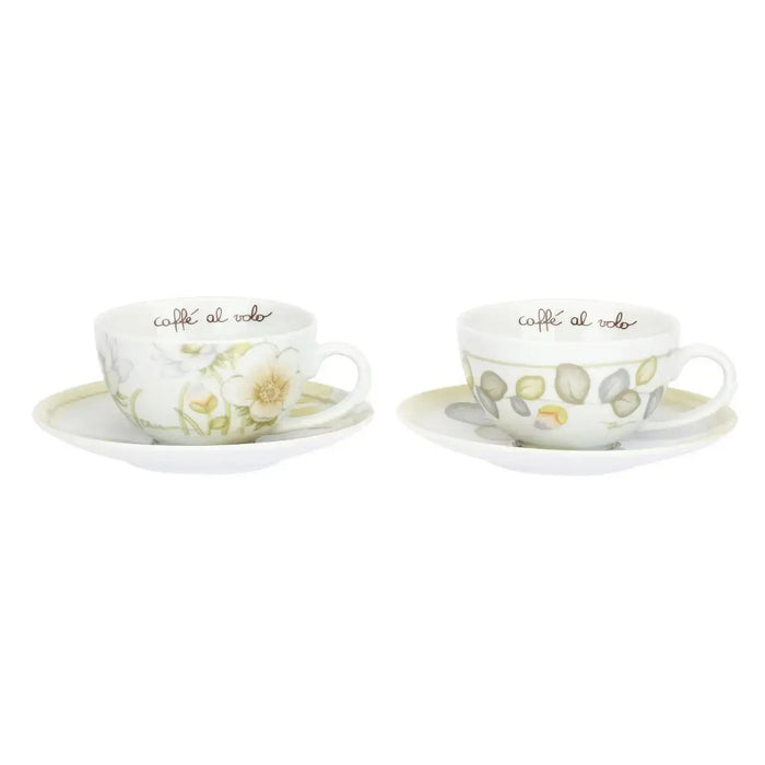 THUN Set 2 Tazze In Porcellana Medie Bloom