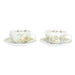 THUN Set 2 Tazze In Porcellana Medie Bloom
