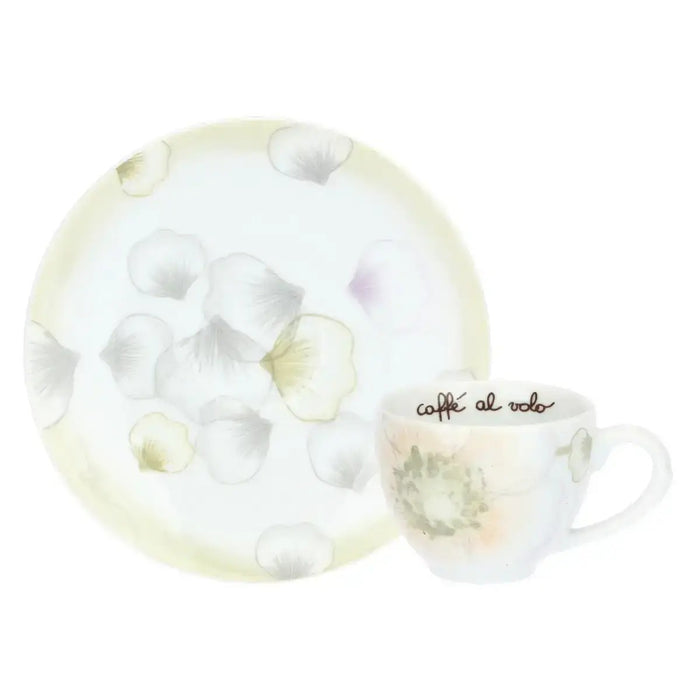 THUN Set 6 Tazzine Espresso In Porcellana Bloom