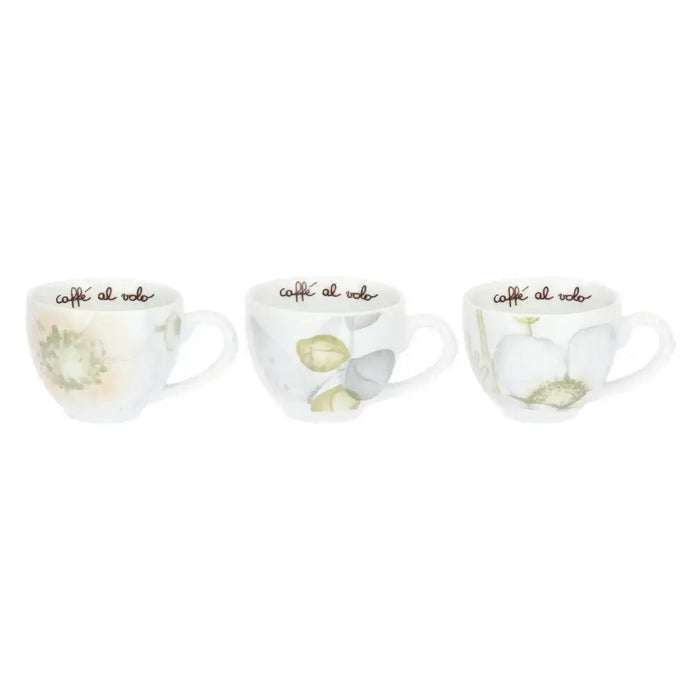 THUN Set 6 Tazzine Espresso In Porcellana Bloom
