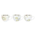 THUN Set 6 Tazzine Espresso In Porcellana Bloom