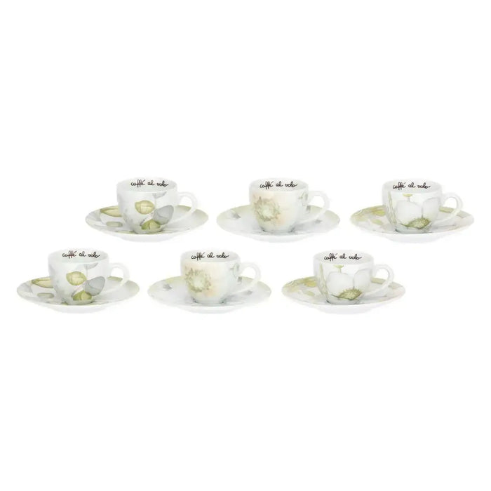 THUN Set 6 Tazzine Espresso In Porcellana Bloom
