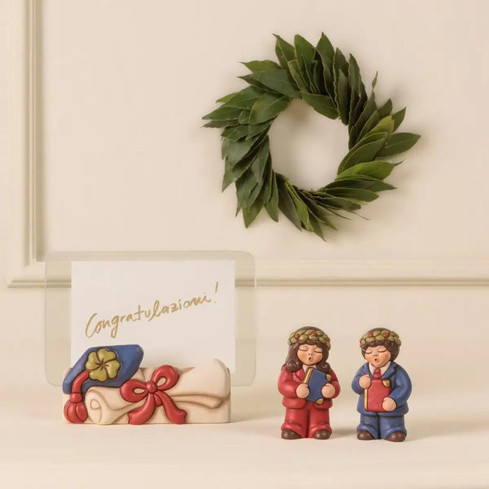 THUN Figura Laurea Lei In Ceramica
