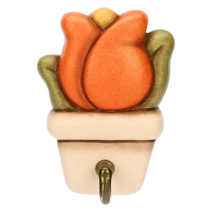 THUN Portastrofinacci 1 Gancio In Ceramica Country Bloom