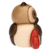 THUN Gufo Lucky Con Cuore In Ceramica Medio