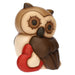 THUN Gufo Lucky Con Cuore In Ceramica Medio