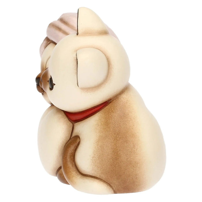 THUN Coppia Gatti Siamesi In Ceramica Piccoli
