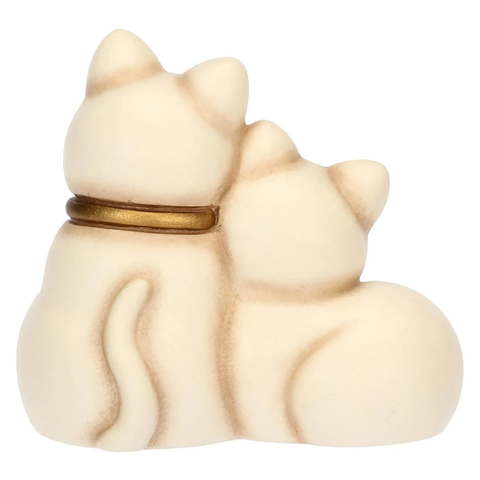 THUN Coppia Gatti In Ceramica