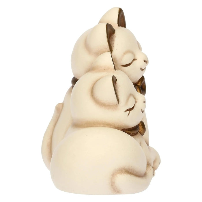 THUN Coppia Gatti In Ceramica
