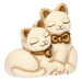 THUN Coppia Gatti In Ceramica